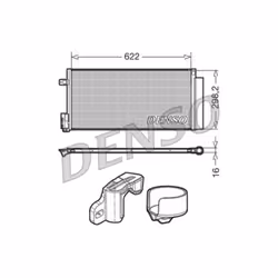 Condenseur, climatisation DENSO DCN13110