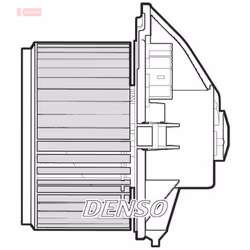 Pulseur d'air habitacle DENSO DEA09052
