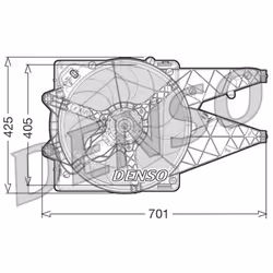 Ventilateur, refroidissement moteur DENSO DER09101