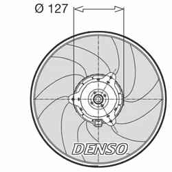 Ventilateur, refroidissement moteur DENSO DER21003