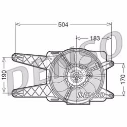 Ventilateur, refroidissement moteur DENSO DER09016
