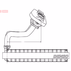 Évaporateur de climatisation DENSO DEV09020