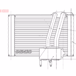 Évaporateur de climatisation DENSO DEV07005