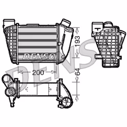 Intercooler DENSO DIT02004