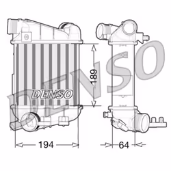 Intercooler DENSO DIT02027 gauche - Vue supplémentaire 3