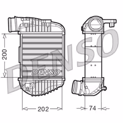 Intercooler DENSO DIT02023
