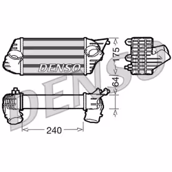Intercooler DENSO DIT09120
