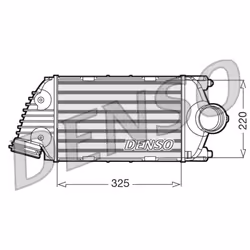 Intercooler DENSO DIT28016