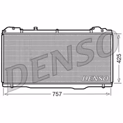 Radiateur, refroidissement moteur DENSO DRM23023