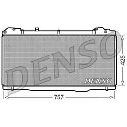 Radiateur, refroidissement moteur DENSO DRM23023