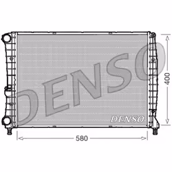 Radiateur, refroidissement moteur DENSO DRM01002
