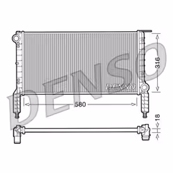 Radiateur, refroidissement moteur DENSO DRM09064 - Vue supplémentaire 3
