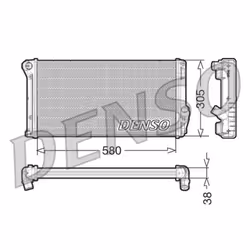 Radiateur, refroidissement moteur DENSO DRM13020