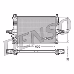 Radiateur, refroidissement moteur DENSO DRM33066