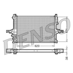 Radiateur, refroidissement moteur DENSO DRM33066