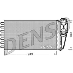 Échangeur de chaleur, chauffage habitacle DENSO DRR21001