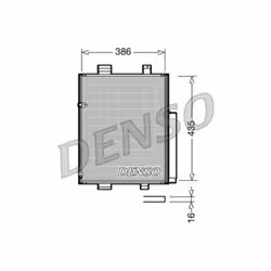 Condenseur, climatisation DENSO DCN35001