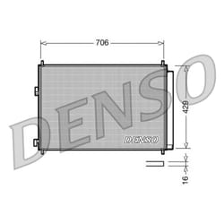 Condenseur, climatisation DENSO DCN50030