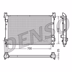 Radiateur, refroidissement moteur DENSO DRM06001