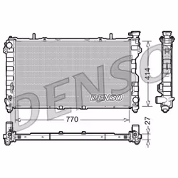 Radiateur, refroidissement moteur DENSO DRM06011