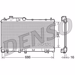 Radiateur, refroidissement moteur DENSO DRM36007