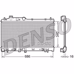 Radiateur, refroidissement moteur DENSO DRM36008