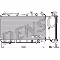 Radiateur, refroidissement moteur DENSO DRM40010
