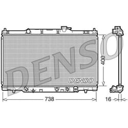 Radiateur, refroidissement moteur DENSO DRM40012