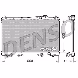 Radiateur, refroidissement moteur DENSO DRM40017