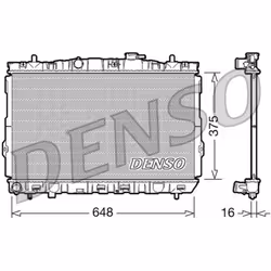 Radiateur, refroidissement moteur DENSO DRM41001