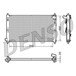 Radiateur, refroidissement moteur DENSO DRM45032
