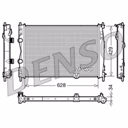 Radiateur, refroidissement moteur DENSO DRM46017