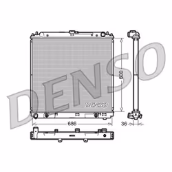 Radiateur, refroidissement moteur DENSO DRM46032