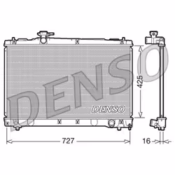 Radiateur, refroidissement moteur DENSO DRM50034