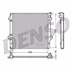 Radiateur, refroidissement moteur DENSO DRM50036