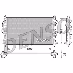 Radiateur, refroidissement moteur DENSO DRM15006