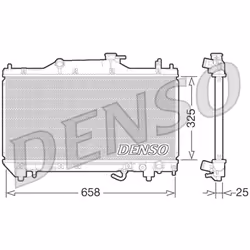 Radiateur, refroidissement moteur DENSO DRM50067