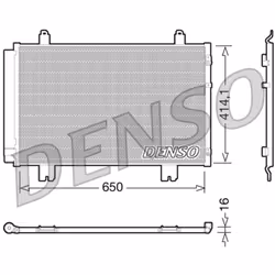Condenseur, climatisation DENSO DCN51009
