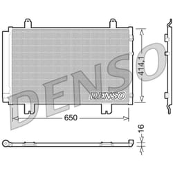 Condenseur, climatisation DENSO DCN51009