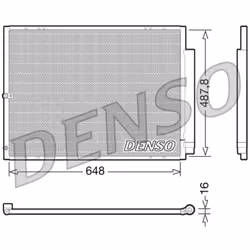 Condenseur, climatisation DENSO DCN51001