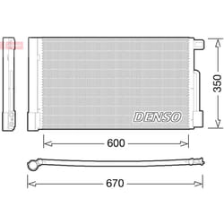 Condenseur, climatisation DENSO DCN01004