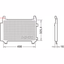 Condenseur, climatisation DENSO DCN50029 - Vue supplémentaire 3