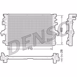 Radiateur, refroidissement moteur DENSO DRM32038