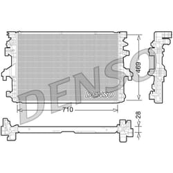Radiateur, refroidissement moteur DENSO DRM32038