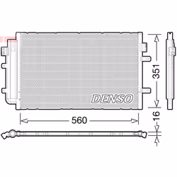 Condenseur, climatisation DENSO DCN12005