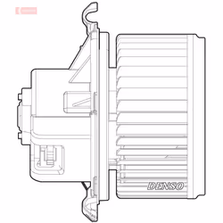 Pulseur d'air habitacle DENSO DEA09024