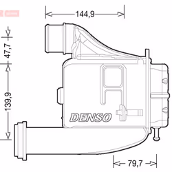 Intercooler DENSO DIT12006 - Vue supplémentaire 3