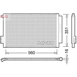 Condenseur, climatisation DENSO DCN09043