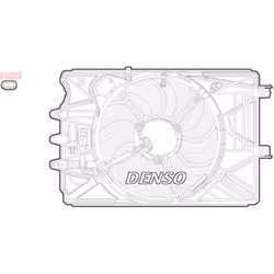 Ventilateur, refroidissement moteur DENSO DER09069
