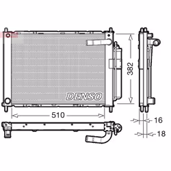 Condenseur, climatisation DENSO DRM46101
